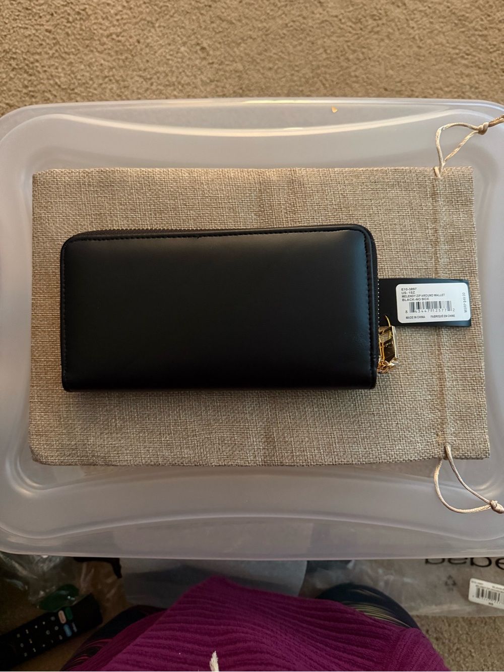 bebe Navy Blue Wallet - Picture 3 of 7